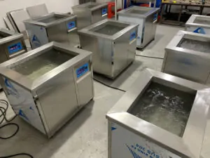 Standard industrial ultrasonic cleaning